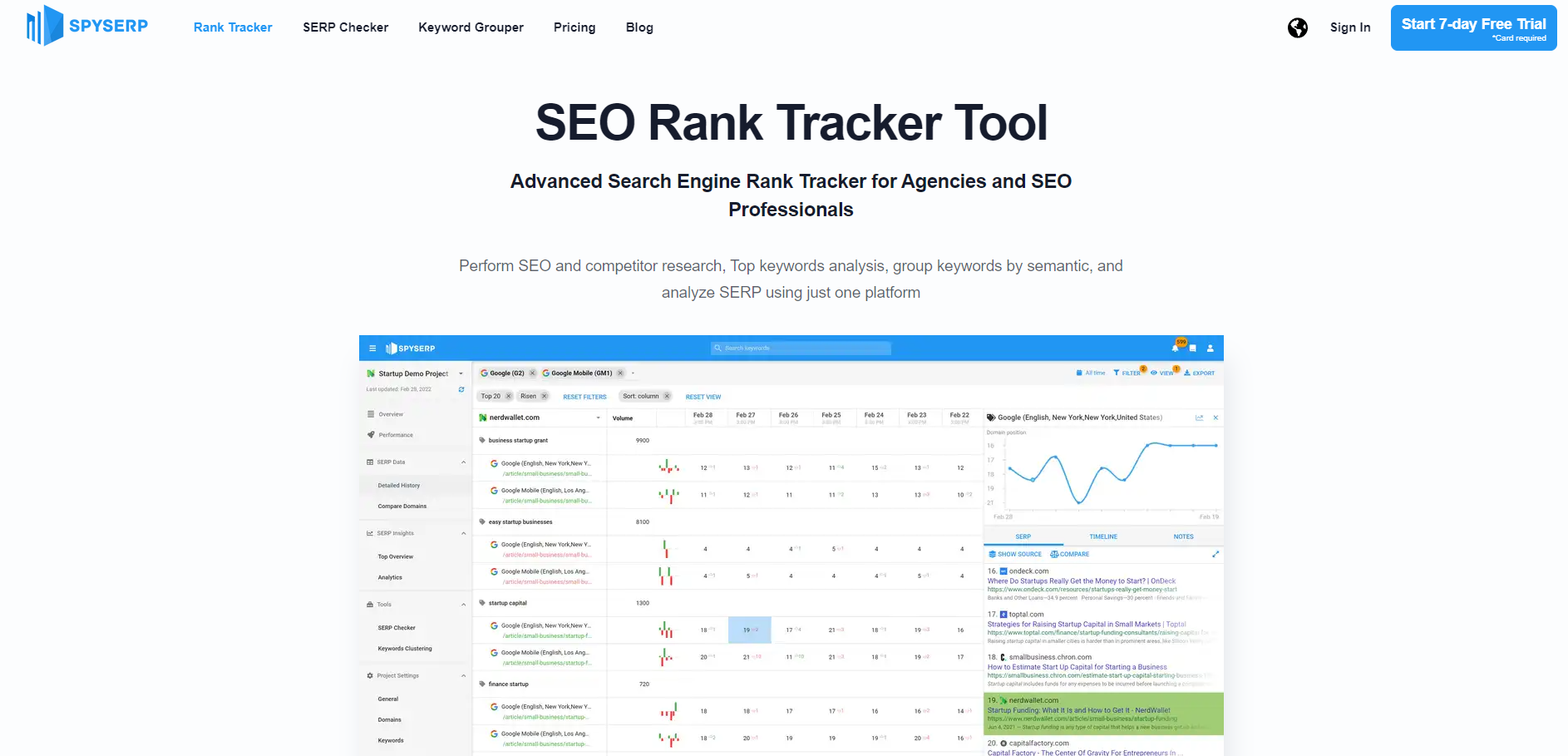 SERP checker tool