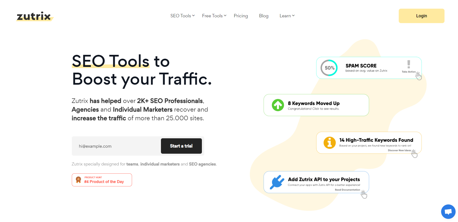 SEO automation tools - Zutrix