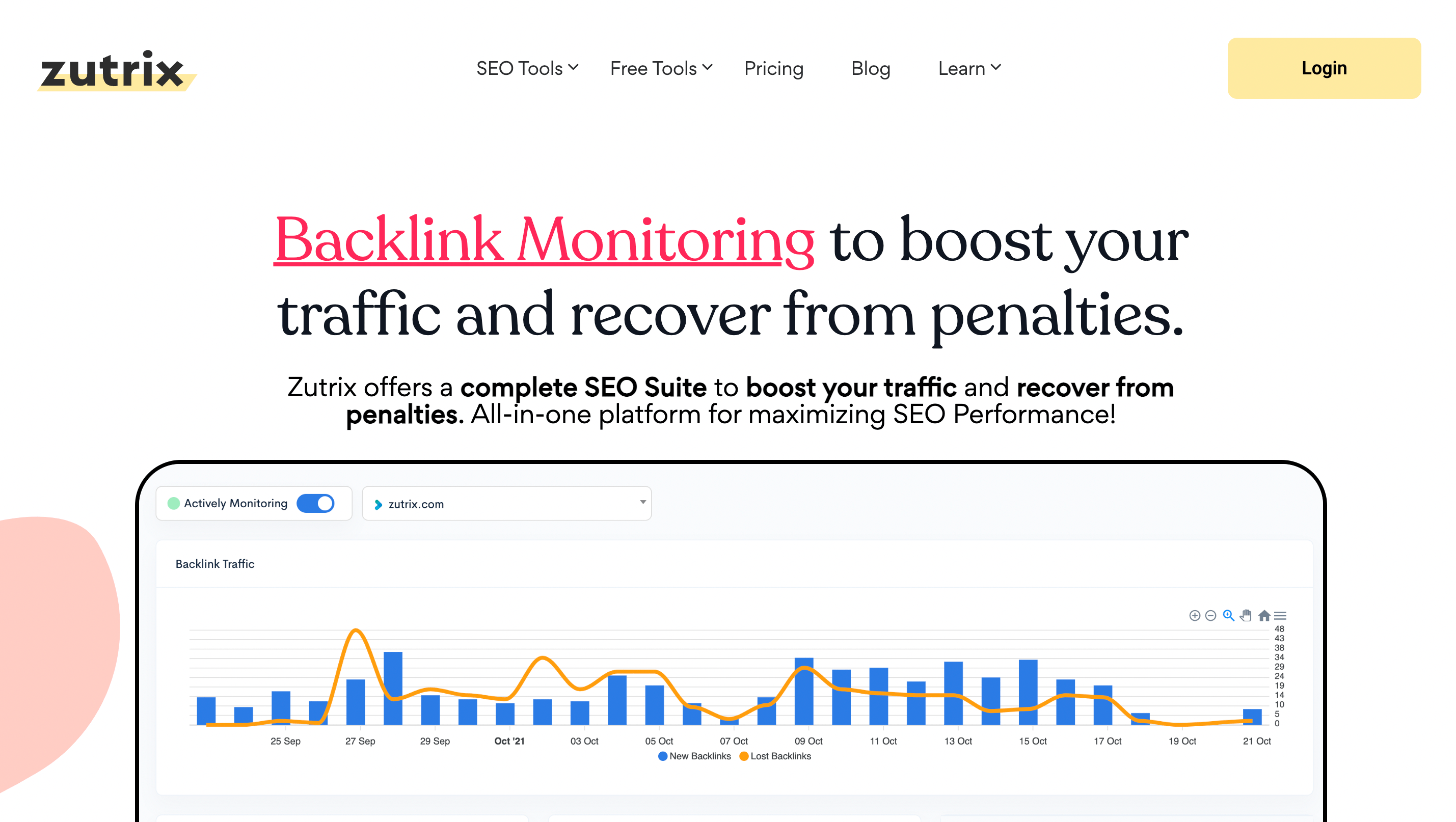 Inbound link monitor zutrix