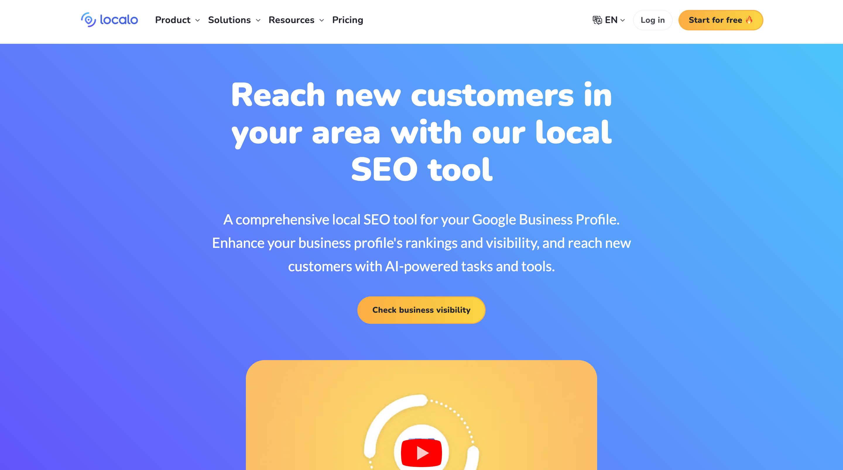 localo ai tool for seo