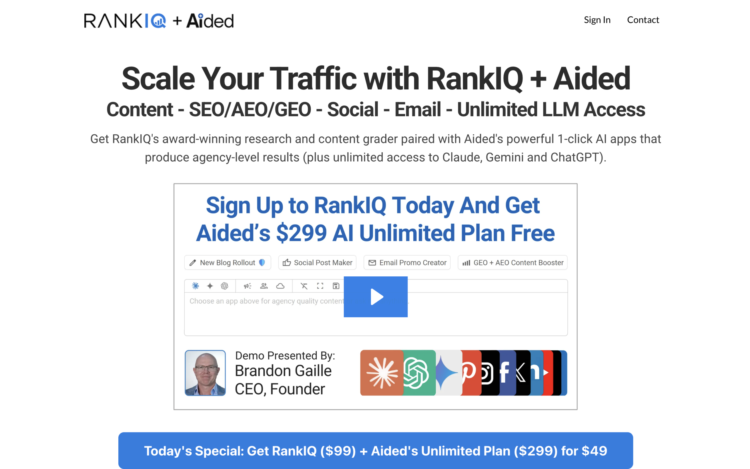 RankIQ Rankability competitor
