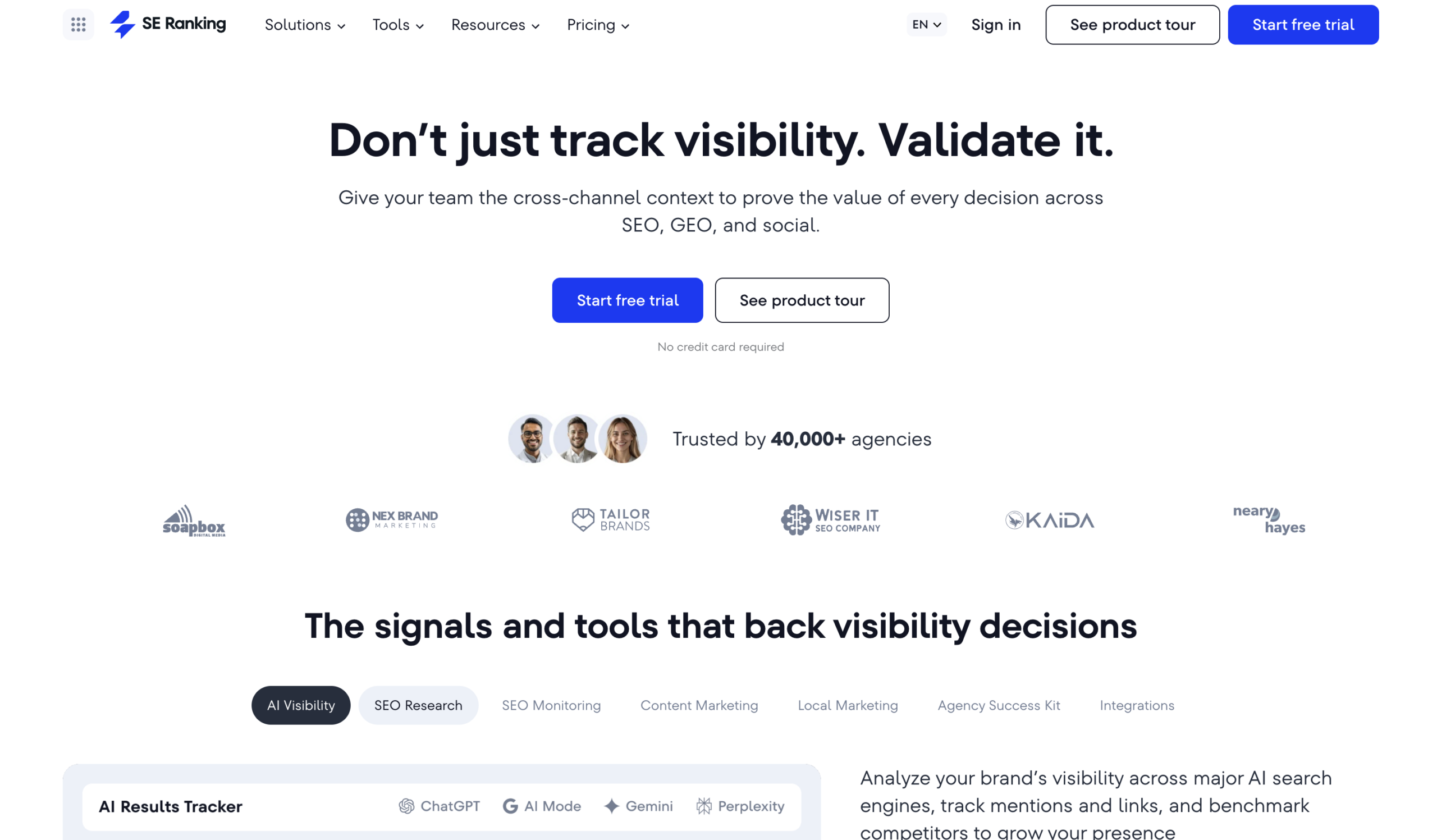 Rankability alternative SE Ranking