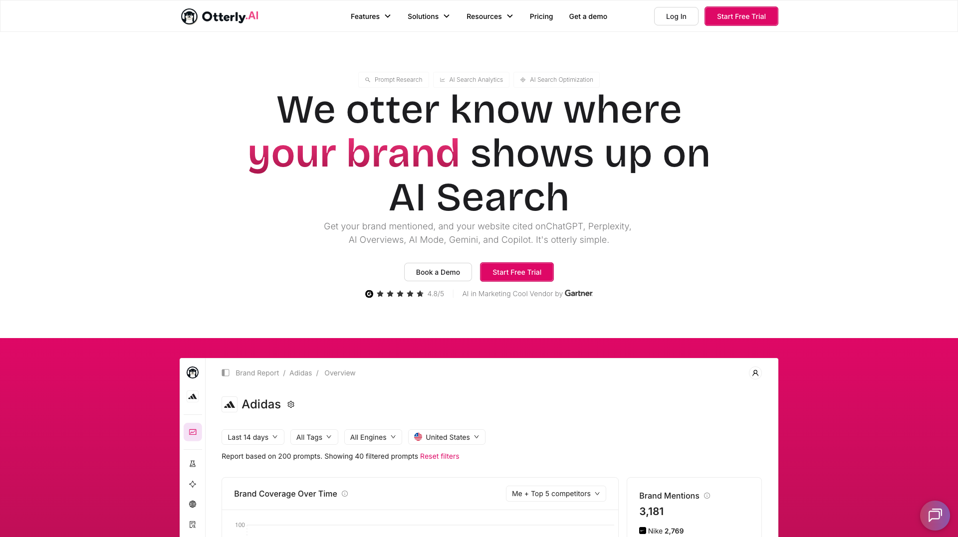 Otterly Ai search monitor